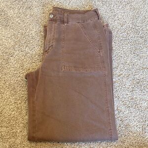 American Eagle Outfitters Brown Wide Leg Pants